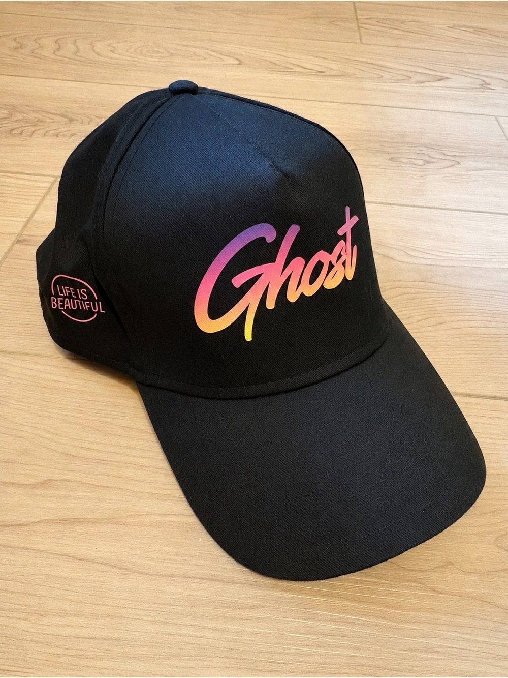 GHOST LIFESTYLE Life Is Beautiful Limited Edition Snapback Hat